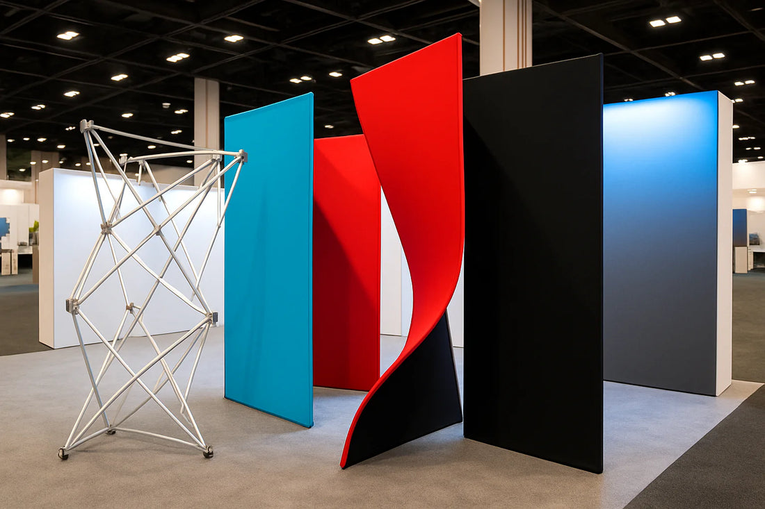 easy portable pop up fabric display