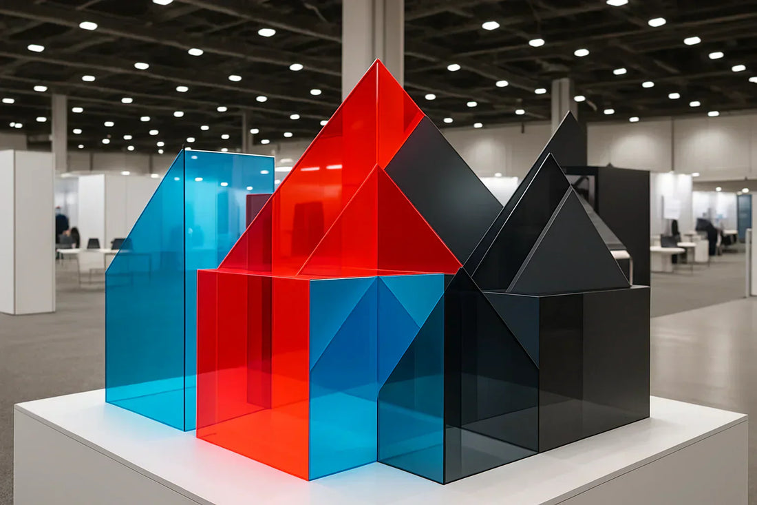 pyramid style tabletop displays