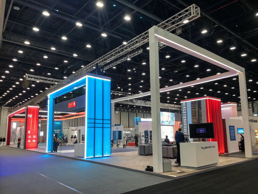 trade show booth rental with design