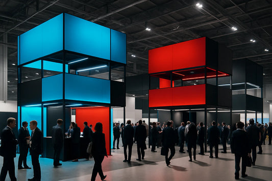 double deck trade show booth rentals