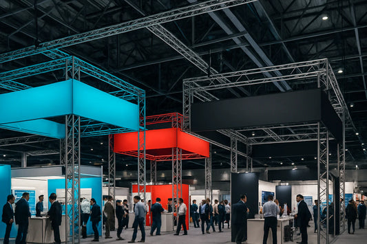 island style truss trade show displays