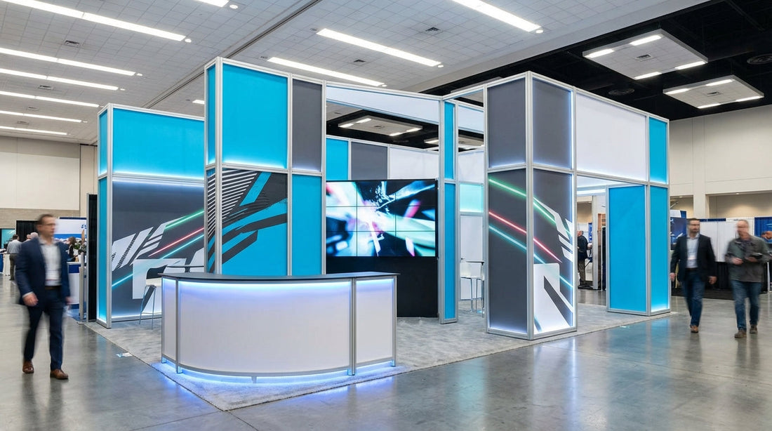 Alternatives to carpet for trade show flooring.