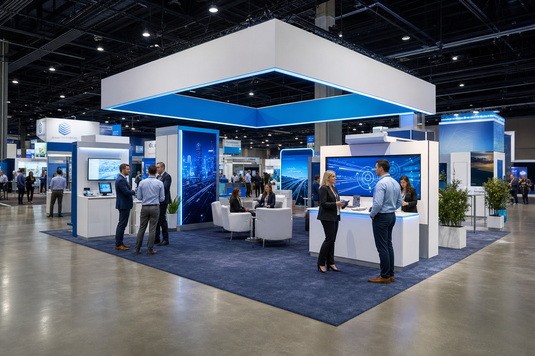 Alternatives to heavy trade show backwalls.
