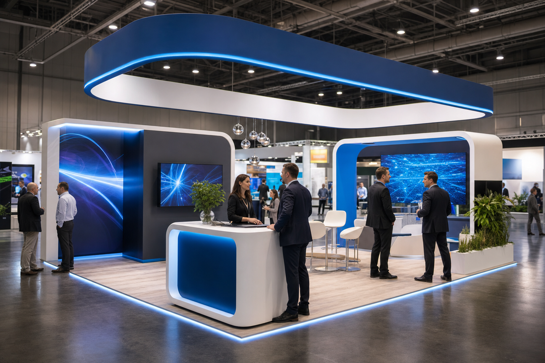 Best 10x20 turnkey trade show booth rentals for health brands