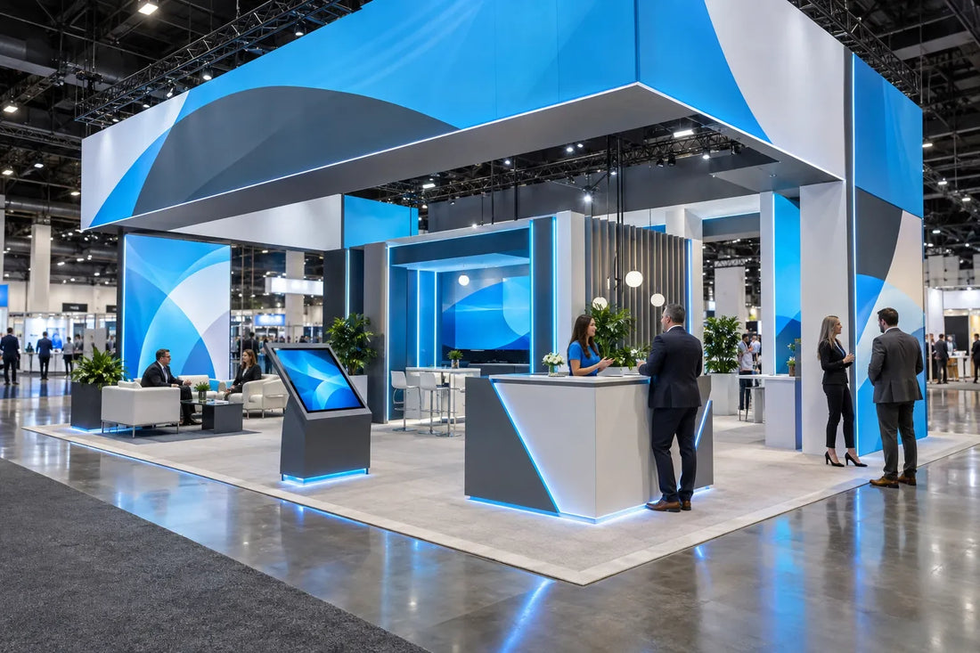 compare setup time for different 10x10ft turnkey trade show booth rentals