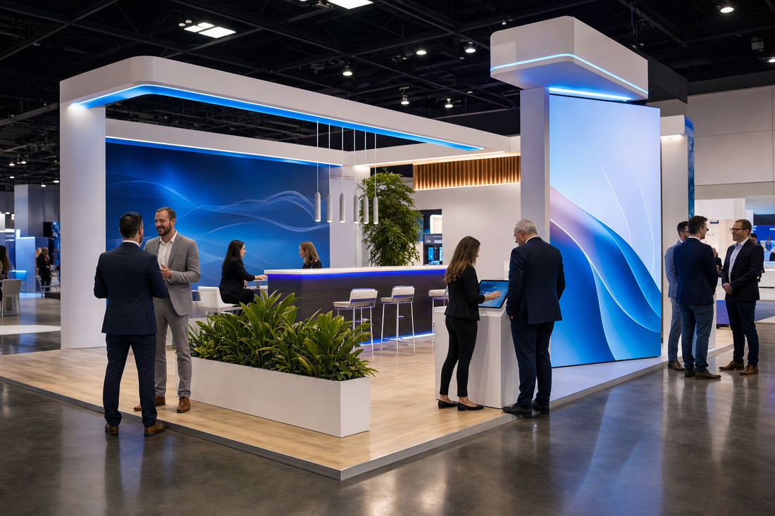 Compare turnkey rentals to custom-built trade show booths