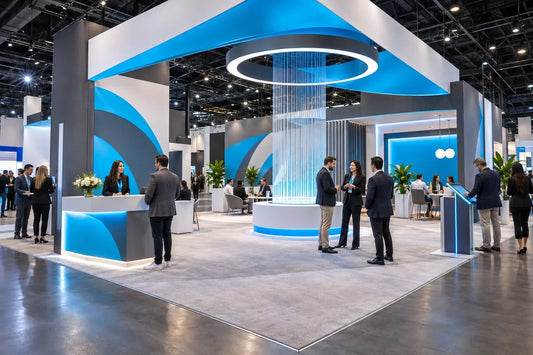 Cost of fabric portable trade show counters?