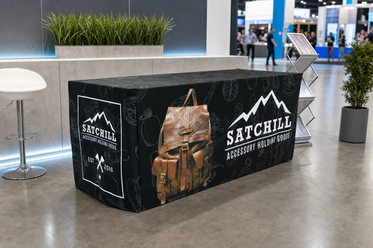 custom trade show table covers