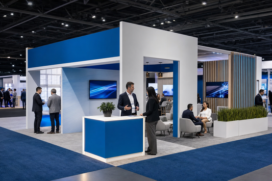 Pricing for graphic-heavy double deck trade shows.