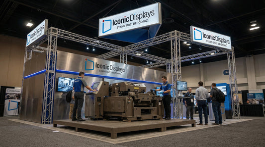 [{"src":"https://cdn.shopify.com/s/files/1/0894/8855/6397/files/double-arrow.svg","alt":"Double arrow icon indicating navigation to view more details on manufacturing and industrial trade show displays"}]