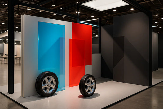 portable wheeled display cases