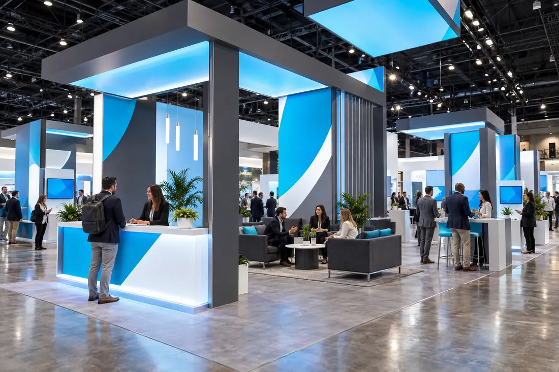 Recommended wheeled cases for heavy trade show loads.