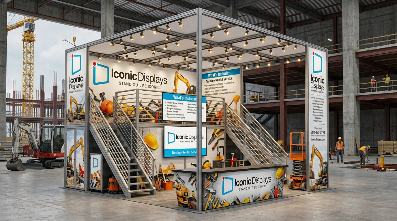Construction and Architecture Trade Show Displays by Iconic Displays