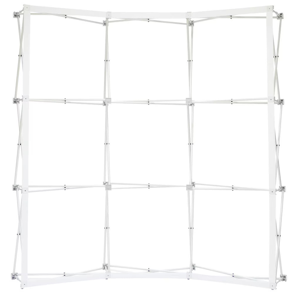 8ft Curved Wall Fabric Pop Up Display