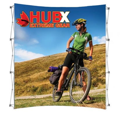 8ft Curved Wall Fabric Pop Up Display