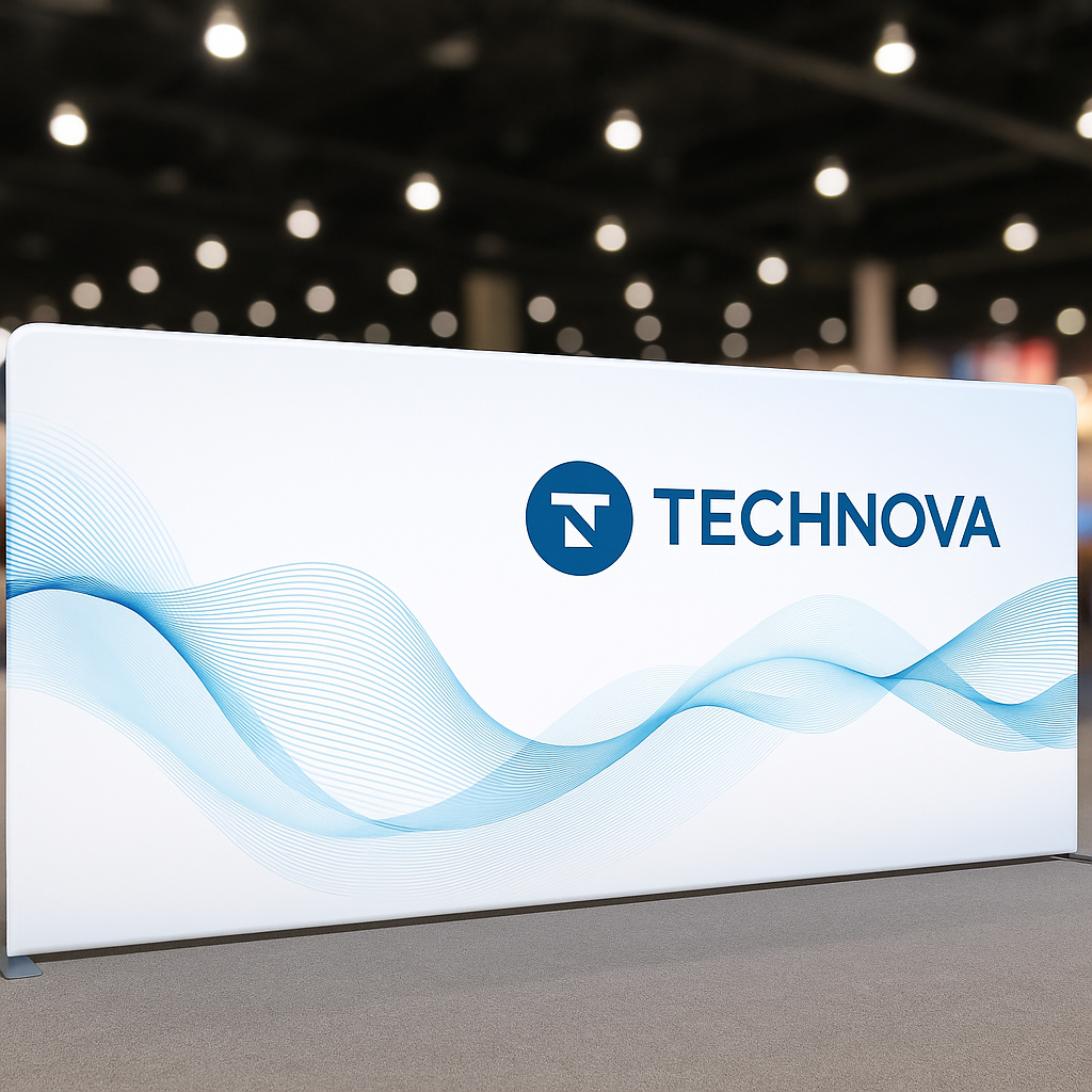 20ft Straight Tension Fabric Display