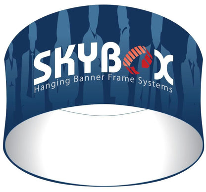 Circular Hanging Tension Fabric Display