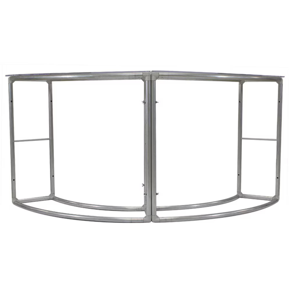 Curved Tension Fabric Portable Counter - Double