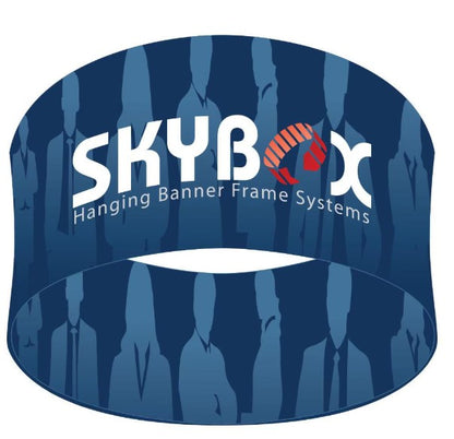 Circular Hanging Tension Fabric Display