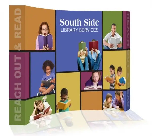 Curved Wall Fabric Pop Up Display